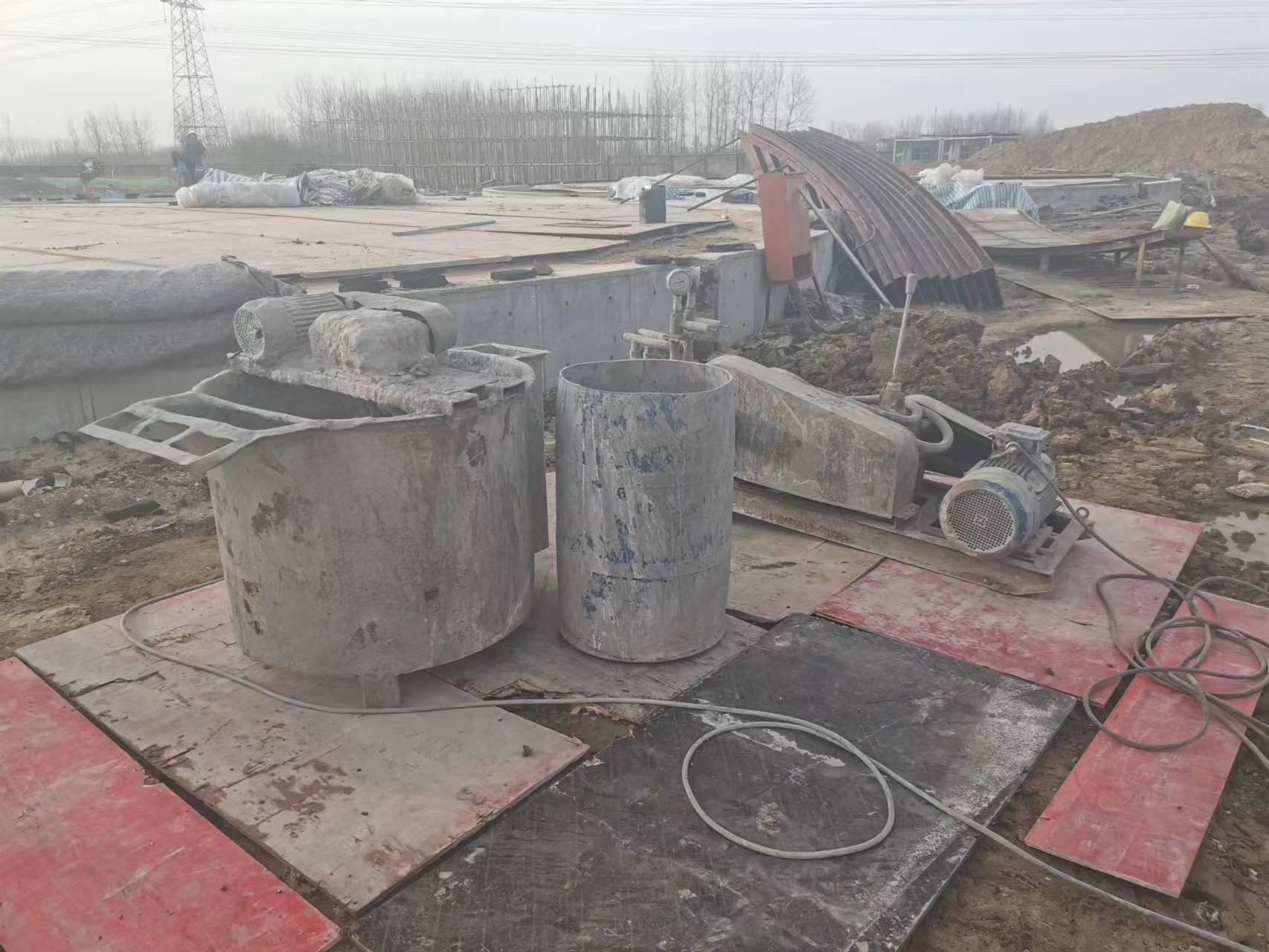 长倘口镇顶管注浆